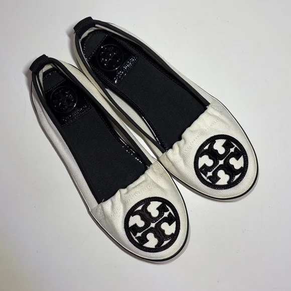 Tory Burch Black and White Sneakers - Picture 7 of 13
